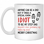 Step Dad Mug, White, 11 oz. White Mug