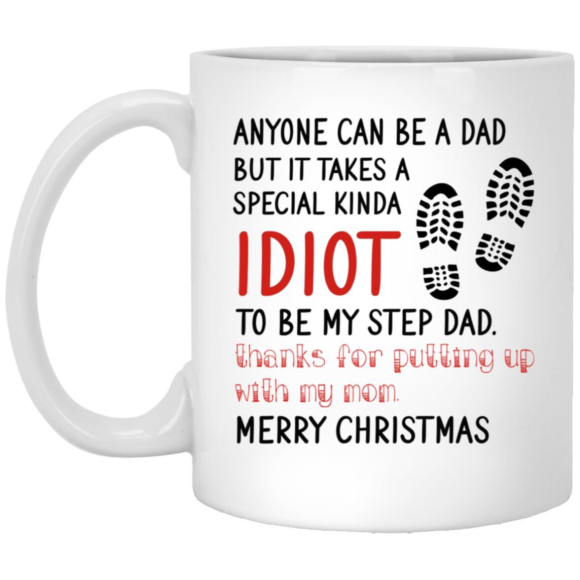Step Dad Mug, White, 11 oz. White Mug