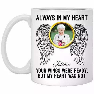 Personalized Photo Always, White, 11 oz. White Mug