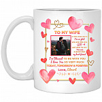 Personalized Photo Husband to My Wife Mug, White, 11 oz. White Mug