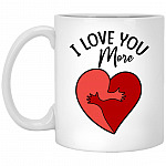 Heart Hands Mug, White, 11 oz. White Mug