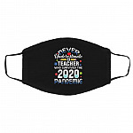 Teacher Mask, White, Cloth Face Cover – Medium/Large Teacher Mask, White, Cloth Face Cover – Medium/Large