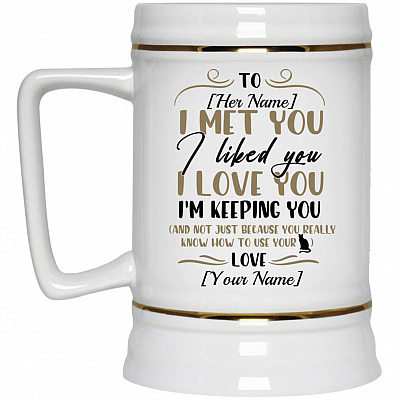 22 oz. Beer Stein