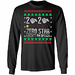 Zero Star Hoodie, Black, Long Sleeve