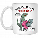 Personalized Thanks for All, White, 11 oz. White Mug