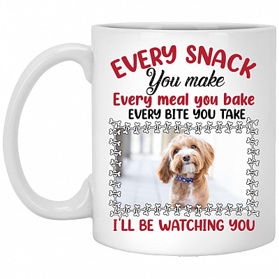 Personalized Photo Mug, White, 11 oz. White Mug