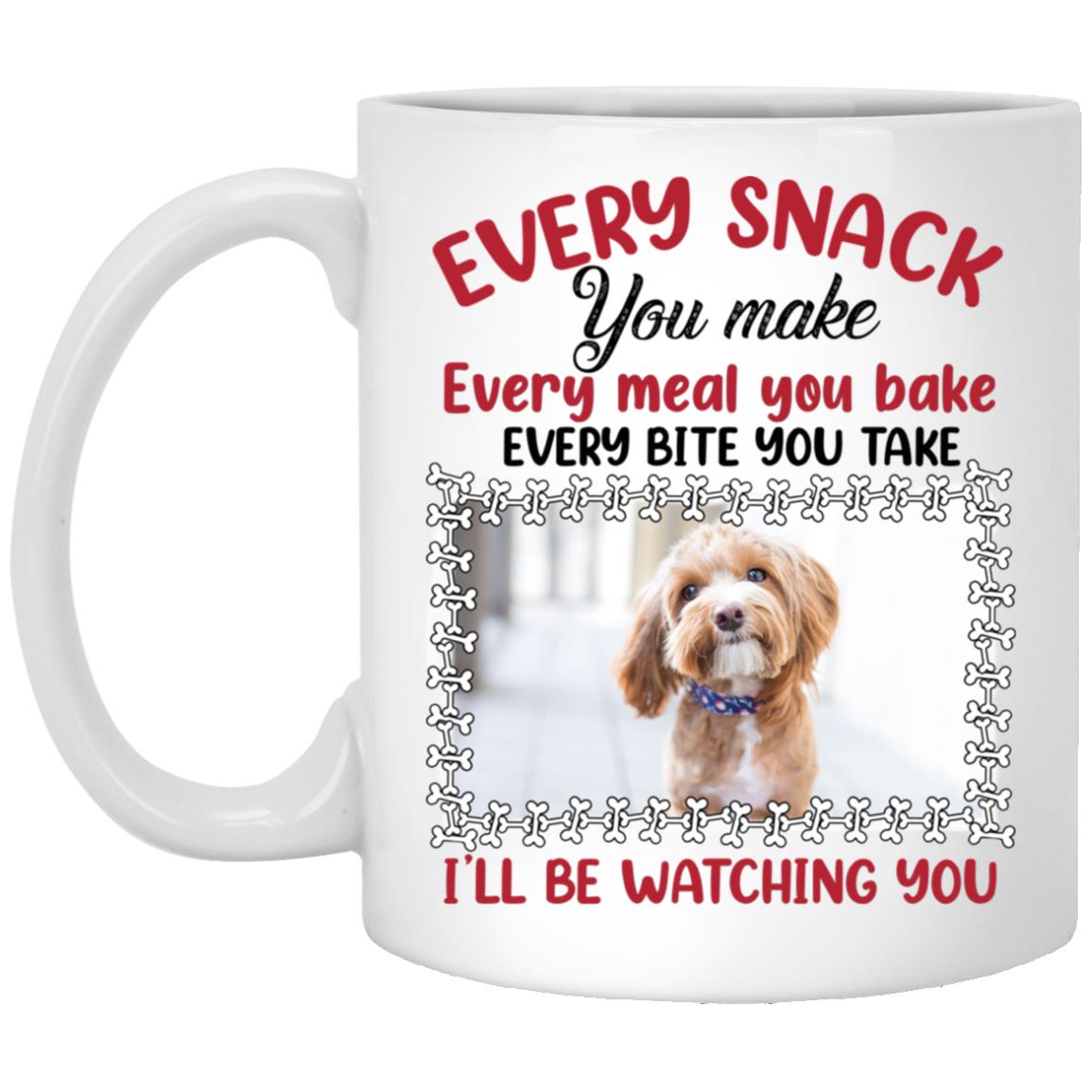 Personalized Photo Mug, White, 11 oz. White Mug