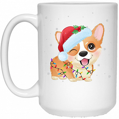 15 oz. White Mug