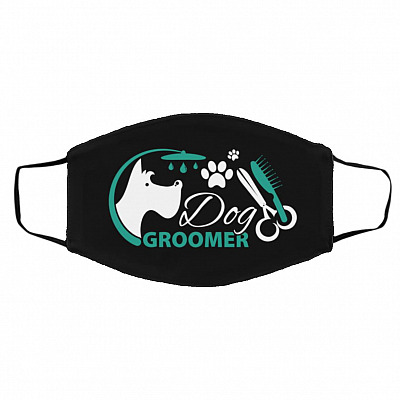 FMA Med/Lg Face Mask, Black, Cloth Face Cover – Medium/Large