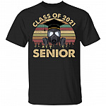 Class Of Senior 2021, Black, Unisex T-Shirt