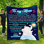 To My Mom For All The Times That I Forgot To Thank You Blanket 1