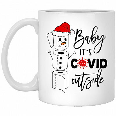 Baby Mug, White, 11 oz. White Mug