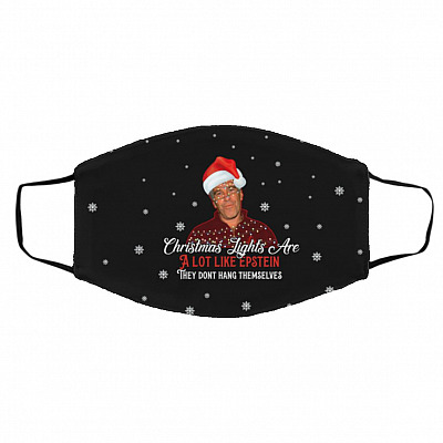 Epstein Mask, White, Cloth Face Cover – Medium/Large