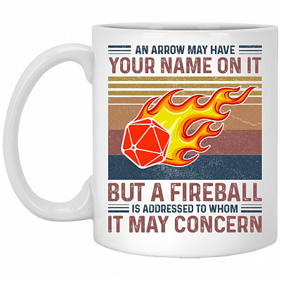 Boardgame an Arrow, White, 11 oz. White Mug