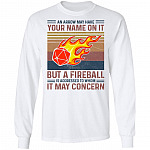 Boardgame an Arrow May Have, White, Long Sleeve