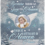 Personalized Photo Blanket, White, Cozy Plush Fleece Blanket - 50x60