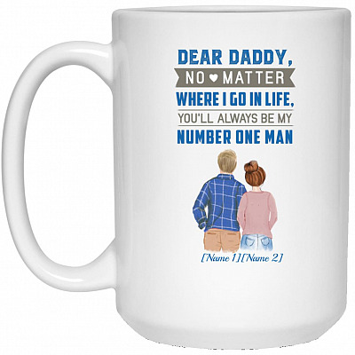 15 oz. White Mug