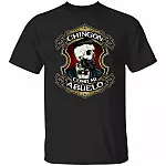 Chingon Como Mi Abuelo Shirt - Awesome Like My Grandpa Shirt - Spanish Grandchildren Shirt - Grandkids Gifts, Black, Unisex T-Shirt