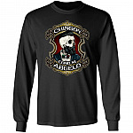 Chingon Como Mi Abuelo Hoodie - Sweatshirt - Long Sleeve- Awesome Like My Grandpa Spanish Grandchildren Shirt, Black, Long Sleeve