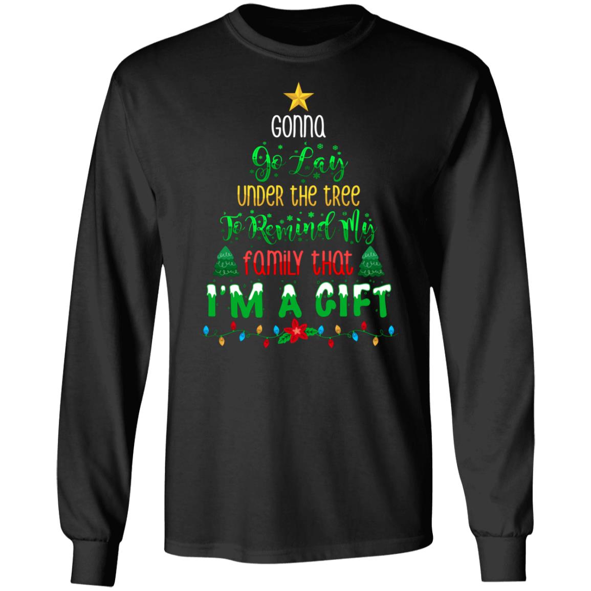 Gonna Go Lay Under The Tree, Black, Long Sleeve
