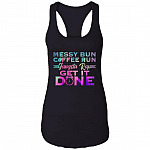 Bun Tank Top, Black, Ladies Racerback Tank