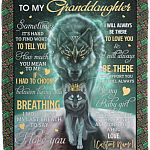Personalized to My Granddaughter You Mean So Much to Me Fleece Blanket - Sherpa Blanket - Woven Blanket, White, Cozy Plush Fleece Blanket - 50x60 Personalized to My Granddaughter You Mean So Much to Me Fleece Blanket - Sherpa Blanket - Woven Blanket, White, Cozy Plush Fleece Blanket - 50x60