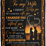 To My Wife From Grumpy Old Husband blanket, White, Cozy Plush Fleece Blanket - 50x60 To My Wife From Grumpy Old Husband blanket, White, Cozy Plush Fleece Blanket - 50x60