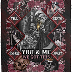 You And Me We Got This, White, Cozy Plush Fleece Blanket - 50x60 You And Me We Got This, White, Cozy Plush Fleece Blanket - 50x60