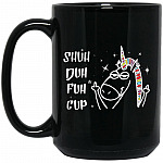 Shut Duh Fuh Cup Mug, Black, 15 oz. Black Mug Shut Duh Fuh Cup Mug, Black, 15 oz. Black Mug