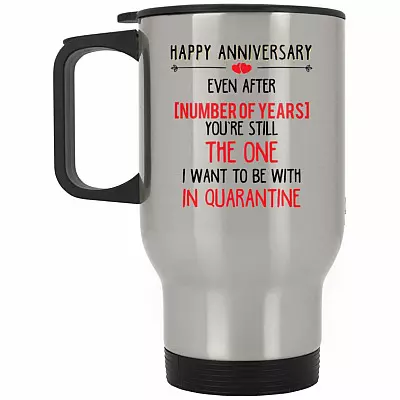 14 oz. Silver Travel Mug