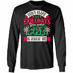 Don't Blame The Holidays You Were Fat, Black, Long Sleeve Don't Blame The Holidays You Were Fat, Black, Long Sleeve