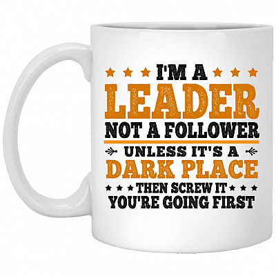 Leader Mug, White, 11 oz. White Mug
