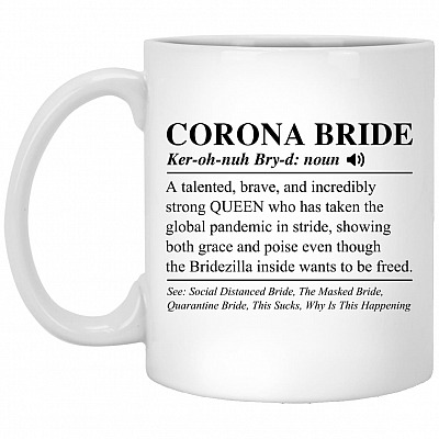 Bride Mug, White, 11 oz. White Mug