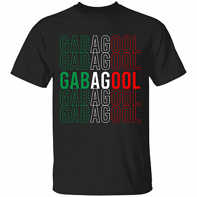 Gabagool Italian Flag T-Shirt - Capicola Meat New Jersey Gifts Shirt, Black, Unisex T-Shirt