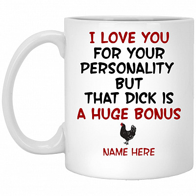Personalized Huge Mug, White, 11 oz. White Mug