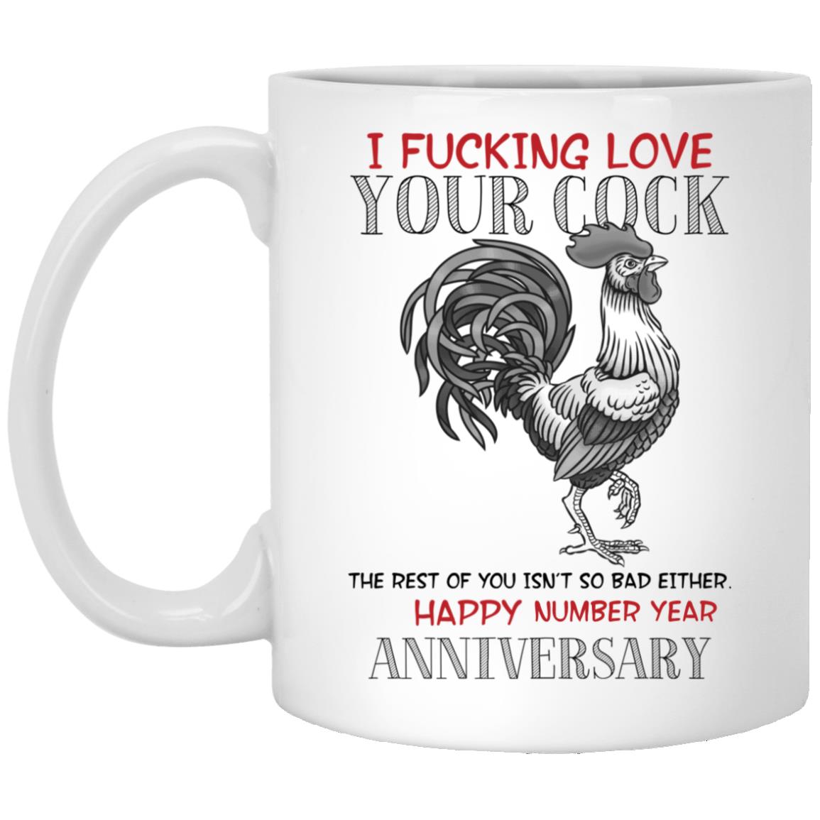 Personalized I Mug, White, 11 oz. White Mug