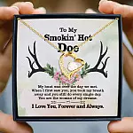 24 HG_ To My Smokin- Hot Doe Dream (4) Forever Love Necklace (Gold) 3