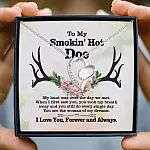 24 HG_ To My Smokin- Hot Doe Dream (4) Forever Love Necklace (Silver) 3