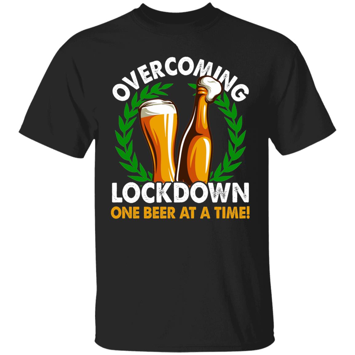 Overcoming Lockdown Tshirt, Black, Unisex T-Shirt