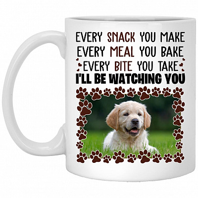 Personalized Photo Every Snack You Make Mug, White, 11 oz. White Mug