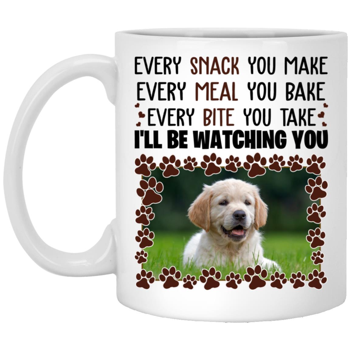 Personalized Photo Every Snack You Make Mug, White, 11 oz. White Mug Personalized Photo Every Snack You Make Mug, White, 11 oz. White Mug