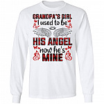 Granpa's Girl I Used To Be His Angel, White, Long Sleeve