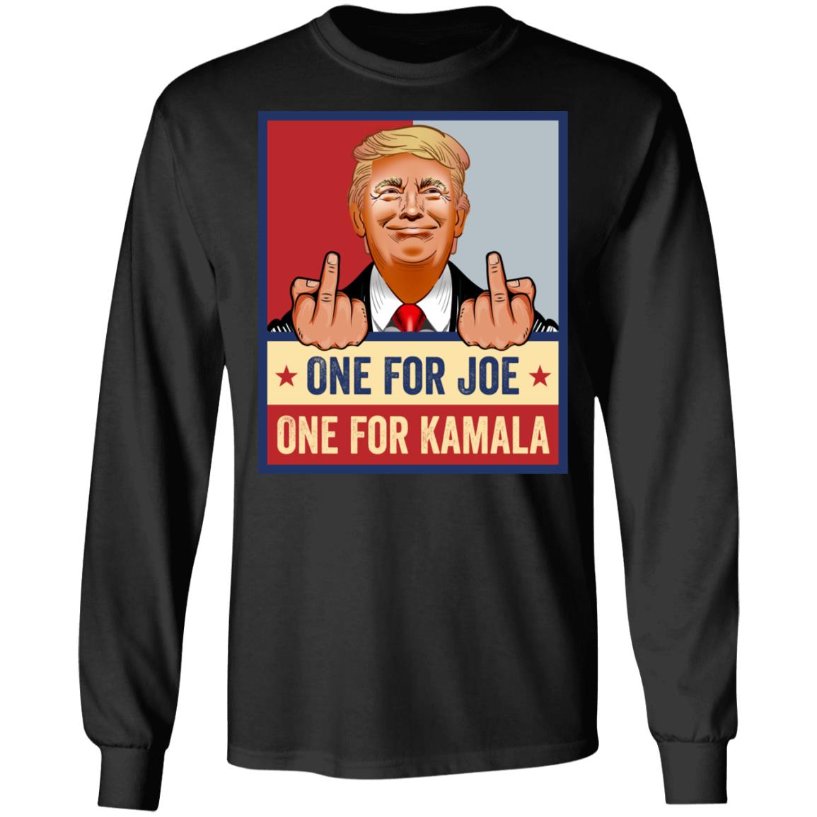 Middle Finger Fuck Biden, Black, Long Sleeve Middle Finger Fuck Biden, Black, Long Sleeve
