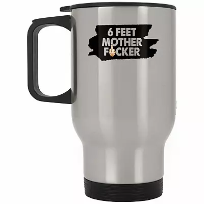 14 oz. Silver Travel Mug