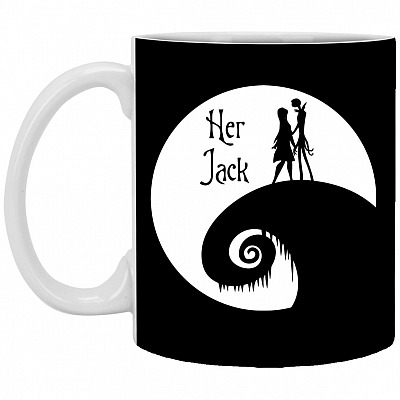 Her Mug, Black, 11 oz. White Mug
