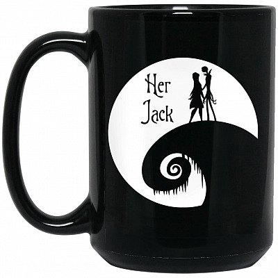15 oz. Black Mug