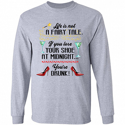 Drunk Hoodie, Sport Grey, Long Sleeve