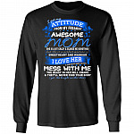 I Get My Attitude From My Freakin, Black, Long Sleeve I Get My Attitude From My Freakin, Black, Long Sleeve