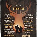 Personalized From Dad To My Son, White, Cozy Plush Fleece Blanket - 50x60 Personalized From Dad To My Son, White, Cozy Plush Fleece Blanket - 50x60