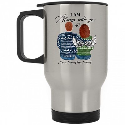 14 oz. Silver Travel Mug